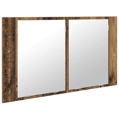 vidaXL Armoire de toilette murale en bois de récupération 80 x 12 x 45 cm Matériau à base de bois