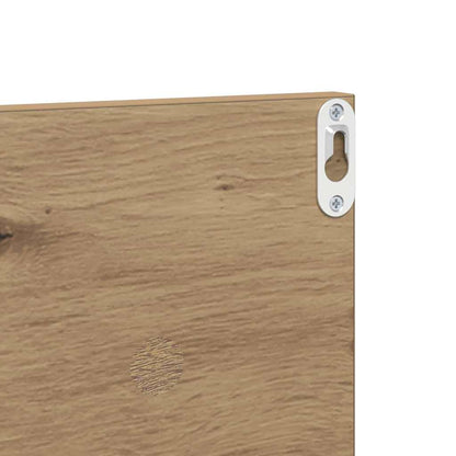 vidaXL Étagères murales 4 pcs Chêne artisan 80 x 11,5 x 18 cm Bois d'ingénierie