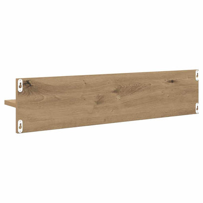 vidaXL Étagères murales 4 pcs Chêne artisan 80 x 11,5 x 18 cm Bois d'ingénierie