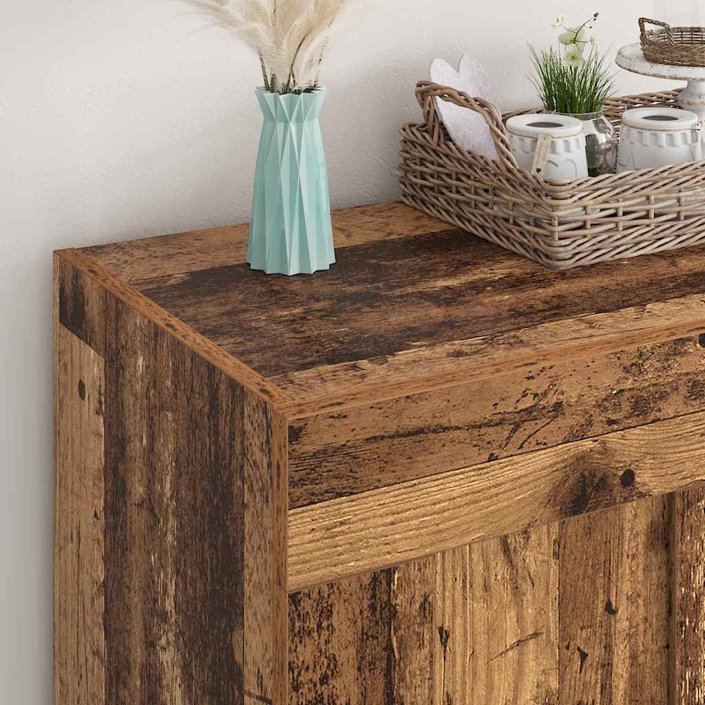 vidaXL Buffet en bois de récupération 69,5 x 34 x 90 cm Bois d'ingénierie