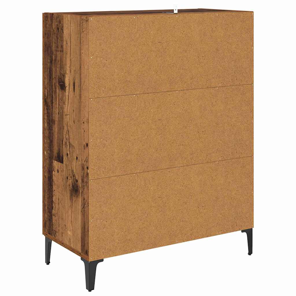 vidaXL Buffet en bois de récupération 69,5 x 34 x 90 cm Bois d'ingénierie