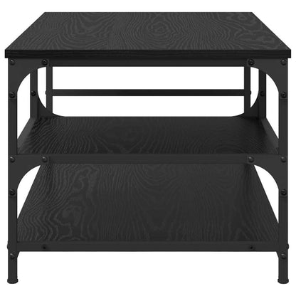 vidaXL Couchtisch Schwarz Eichen-Optik 90 x 49 x 40 cm Holzwerkstoff