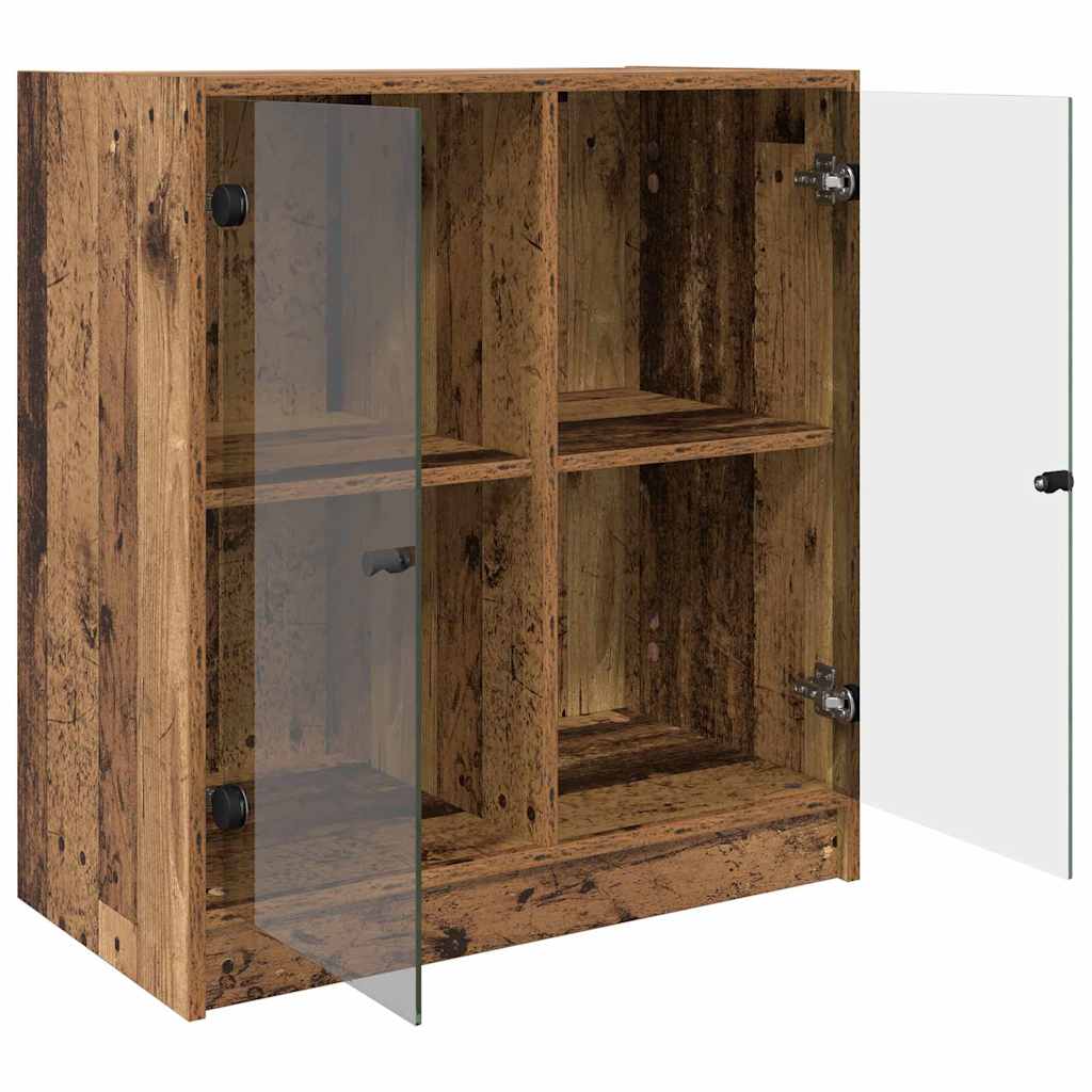 vidaXL Armoire latérale en bois de récupération 68 x 37 x 75,5 cm en bois d'ingénierie