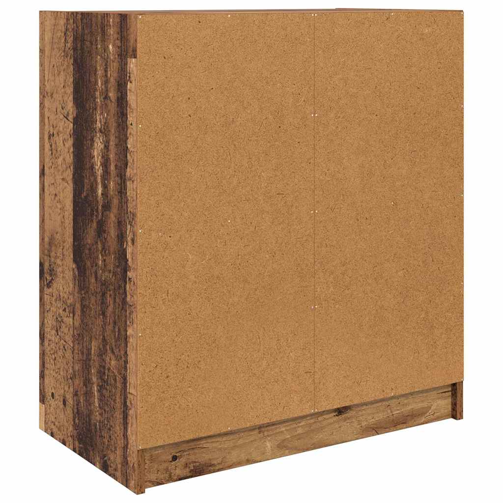 vidaXL Armoire latérale en bois de récupération 68 x 37 x 75,5 cm en bois d'ingénierie