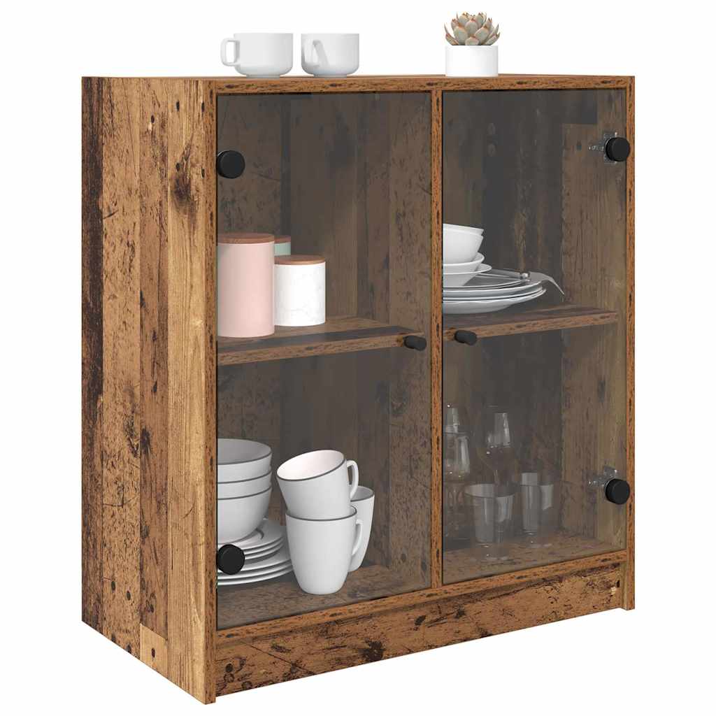 vidaXL Armoire latérale en bois de récupération 68 x 37 x 75,5 cm en bois d'ingénierie