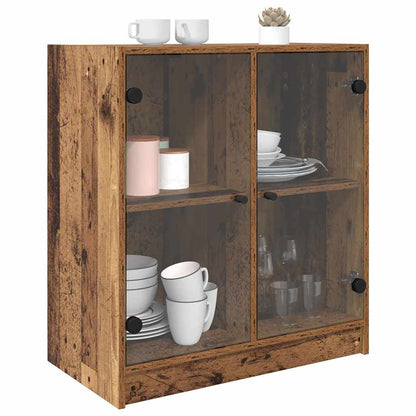 vidaXL Armoire latérale en bois de récupération 68 x 37 x 75,5 cm en bois d'ingénierie
