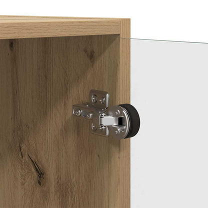 vidaXL Armoire latérale chêne Artisan 68 x 37 x 75,5 cm Aggloméré