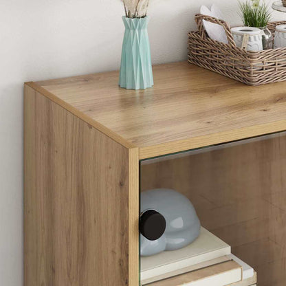 vidaXL Armoire latérale chêne Artisan 68 x 37 x 75,5 cm Aggloméré