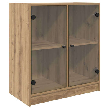 vidaXL Armoire latérale chêne Artisan 68 x 37 x 75,5 cm Aggloméré