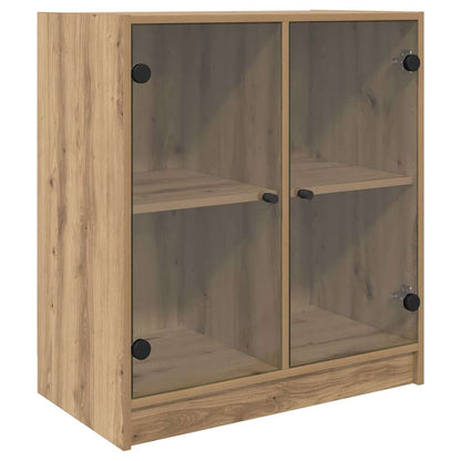vidaXL Armoire latérale chêne Artisan 68 x 37 x 75,5 cm Aggloméré