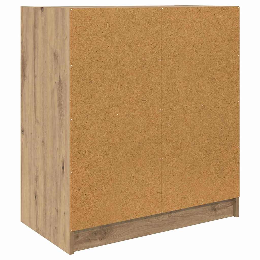 vidaXL Armoire latérale chêne Artisan 68 x 37 x 75,5 cm Aggloméré