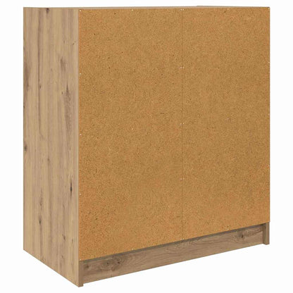 vidaXL Armoire latérale chêne Artisan 68 x 37 x 75,5 cm Aggloméré