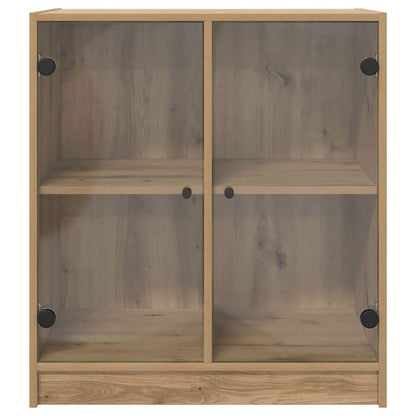 vidaXL Armoire latérale chêne Artisan 68 x 37 x 75,5 cm Aggloméré