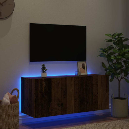 vidaXL TV-Wandschrank Altholz 100 x 35 x 41 cm Holzwerkstoff