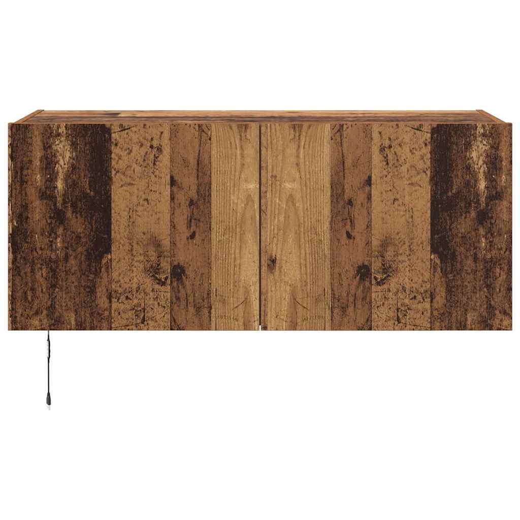 vidaXL TV-Wandschrank Altholz 100 x 35 x 41 cm Holzwerkstoff