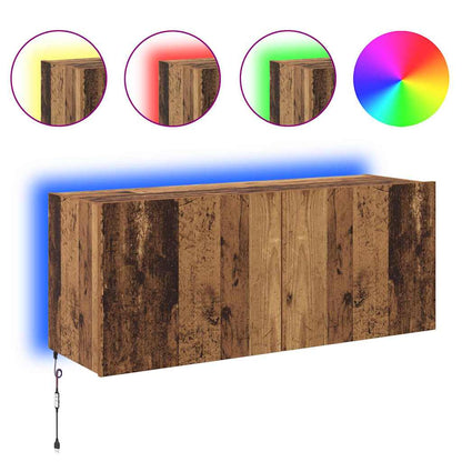 vidaXL TV-Wandschrank Altholz 100 x 35 x 41 cm Holzwerkstoff