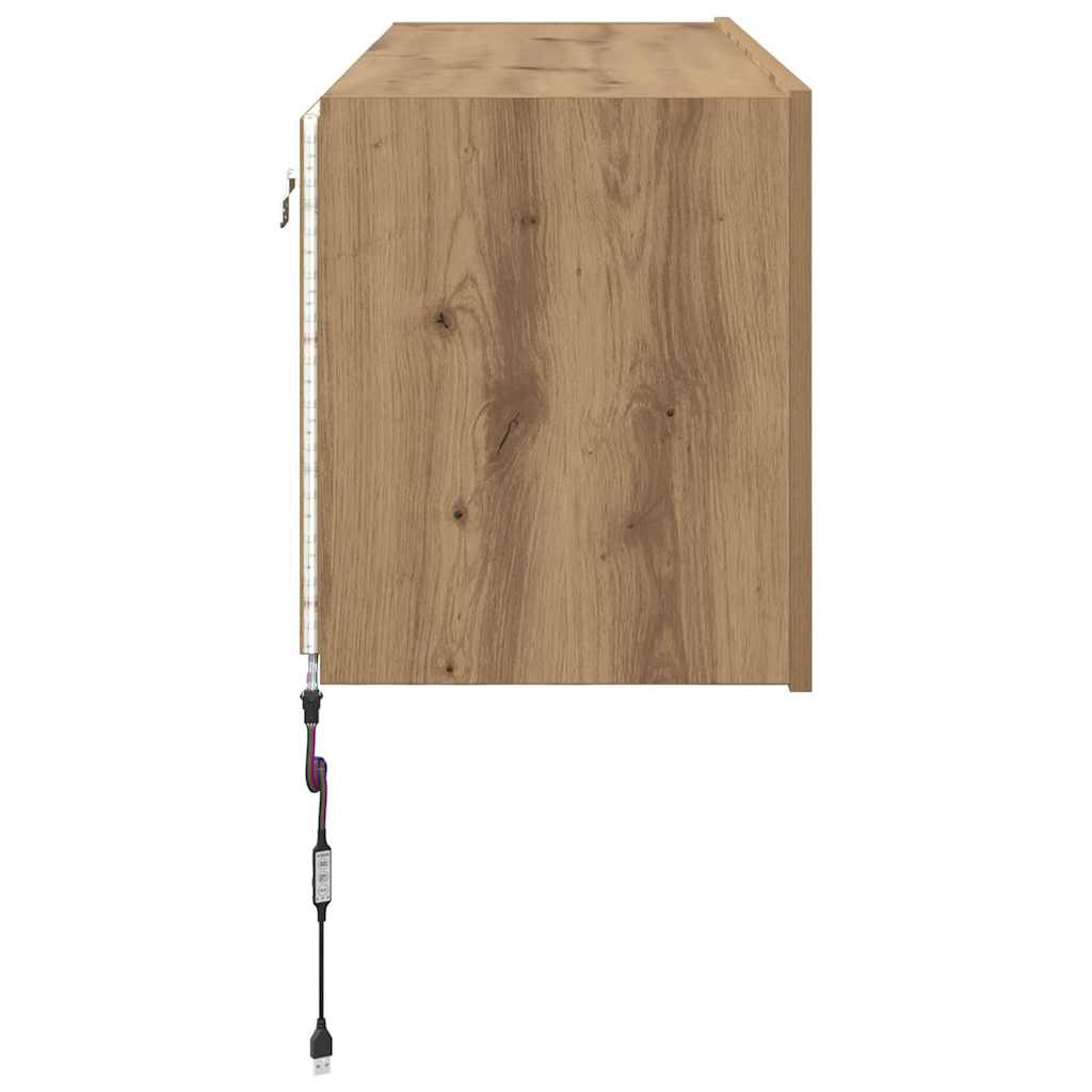 TV-Wandschrank Artisan-Eiche 100 x 35 x 41 cm Holzwerkstoff