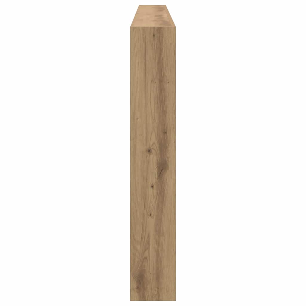 vidaXL Kopfteil Artisan-Eiche 220 x 17 x 102 cm Holzwerkstoff