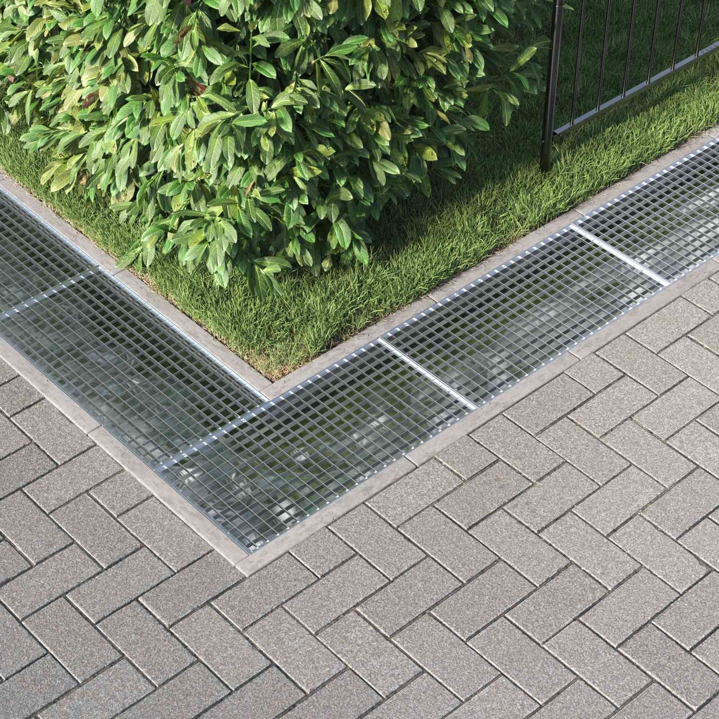 Gitter Silber 80 x 40 x 2 cm Feuerverzinkter Stahl