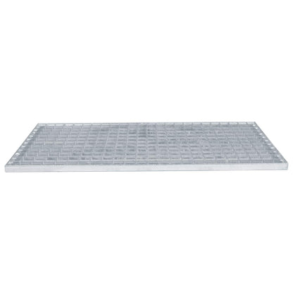 Gitter Silber 80 x 40 x 2 cm Feuerverzinkter Stahl
