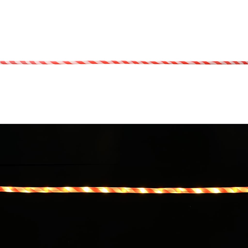 Lichtseil mit 120 LEDs Warmes Weiß 5 m PVC