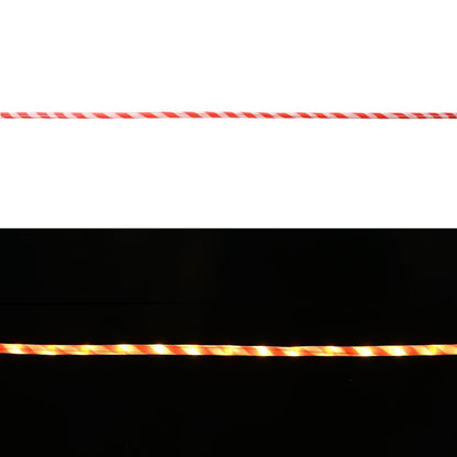 Lichtseil mit 2400 LEDs Warmes Weiß 100 m PVC