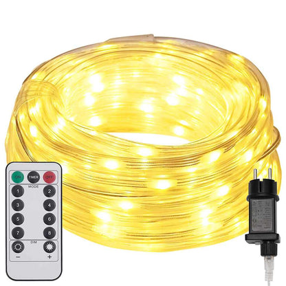 Lichtseil mit 480 LEDs Warmes Weiß 20 m PVC