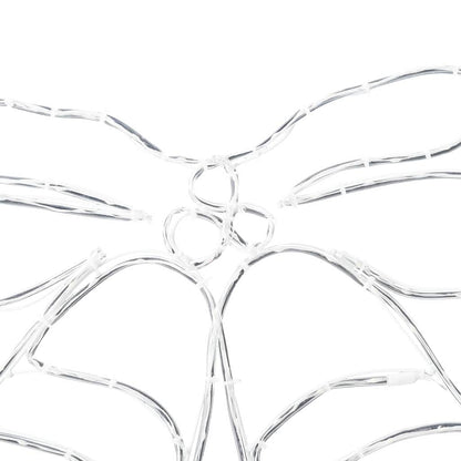 Weihnachtsglocke mit 144 LEDs Mehrfarbig 57 x 47,5 cm PVC