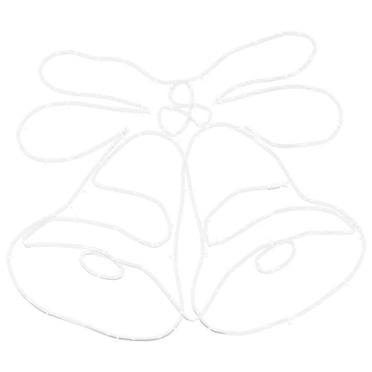 Weihnachtsglocke mit 144 LEDs Mehrfarbig 57 x 47,5 cm PVC