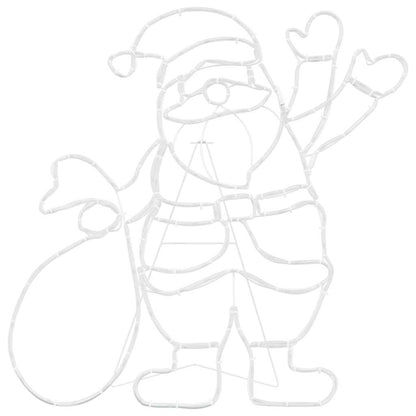 Santa Claus Licht Mehrfarbig 58,5 x 60 x 1,3 cm Eisen