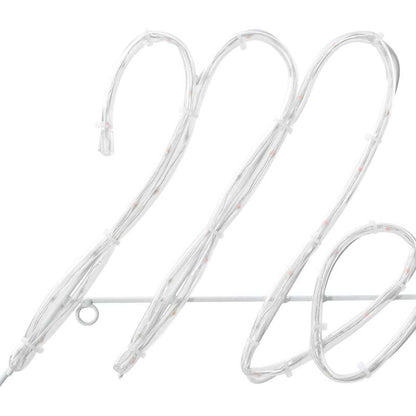 Weihnachtsschild mit 216 LEDs Rot 99 x 55 x 13 cm Eisen