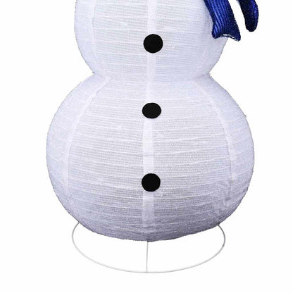 Weihnachts-Schneemann Familie 3 pcs Warmes Weiß Stoff