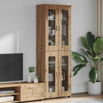 Highboard FLORIN Artisan-Eiche 60 x 35 x 182 cm Holzwerkstoff