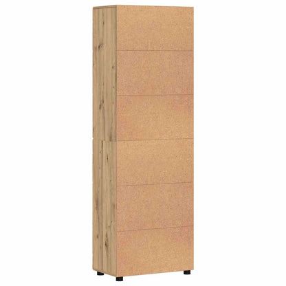 Highboard FLORIN Artisan-Eiche 60 x 35 x 182 cm Holzwerkstoff