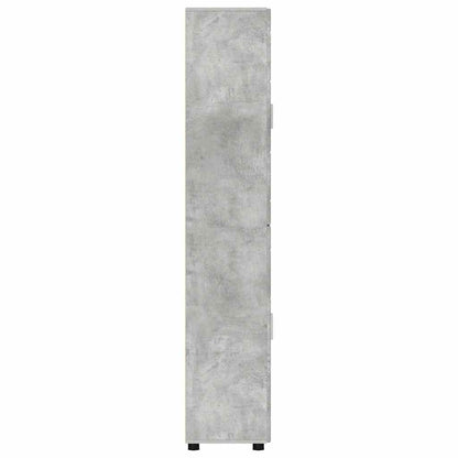 Highboard FLORIN Beton Grau 60 x 35 x 182 cm Holzwerkstoff