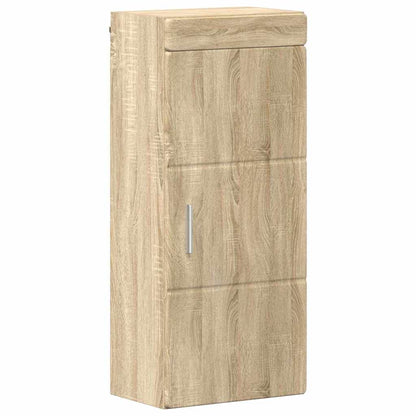 vidaXL Badezimmermöbel-Set mit Regal TULUM Sonoma-Eiche Holzwerkstoff