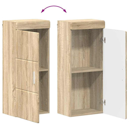 vidaXL Badezimmermöbel-Set mit Regal TULUM Sonoma-Eiche Holzwerkstoff