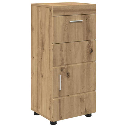 vidaXL Badezimmermöbel-Set mit Regal TULUM Artisan-Eiche Holzwerkstoff