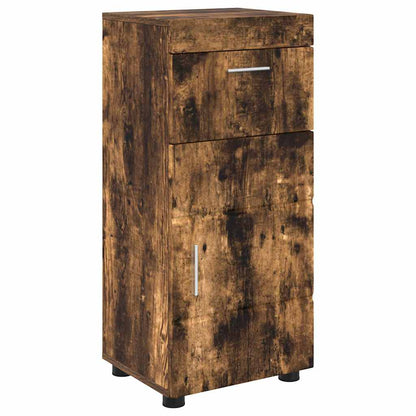 vidaXL Ensemble de meubles de salle de bain TULUM Chêne fumé Bois d'ingénierie