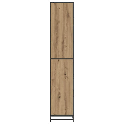vidaXL Badezimmermöbel-Set mit Tür Artisan-Eiche 35 x 37,5 x 188,5 cm