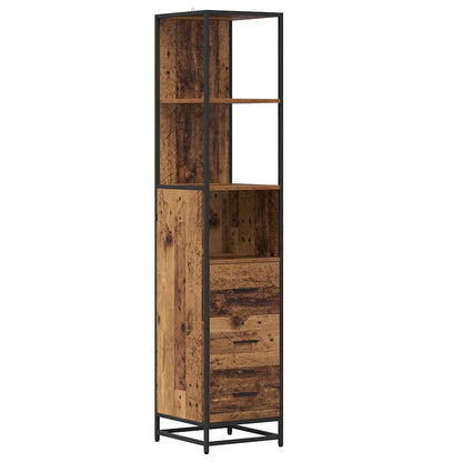 vidaXL Badezimmermöbel Set 3 pcs Altholz 80 x 33 x 60 cm Holzwerkstoff