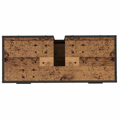 vidaXL Badezimmermöbel Set 2 pcs Altholz 80 x 33 x 60 cm Holzwerkstoff