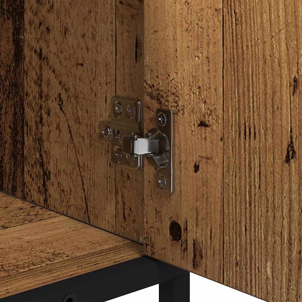 vidaXL Badezimmermöbel-Set mit Schubladen 4 pcs Altholz Holzwerkstoff