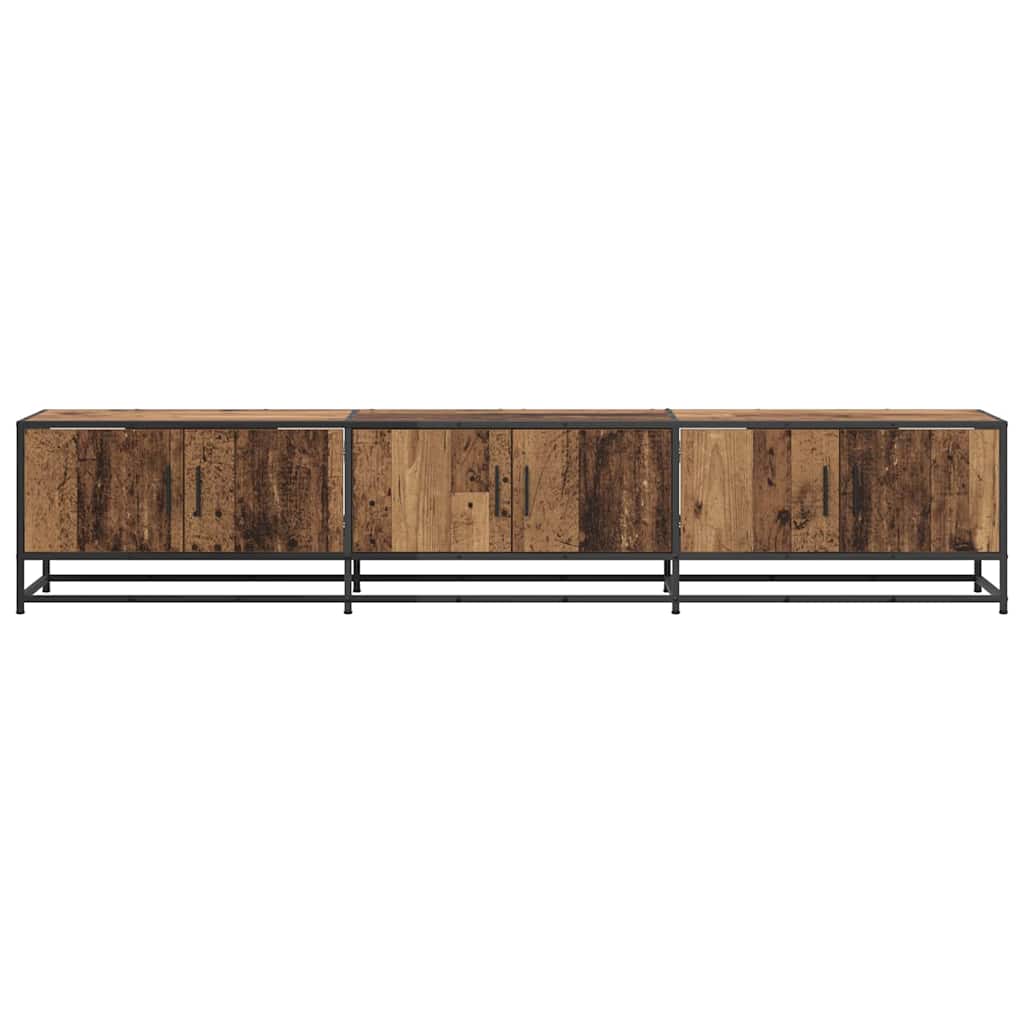 vidaXL TV-Einheiten 2 pcs Altholz 210 x 35 x 41 cm Holzwerkstoff
