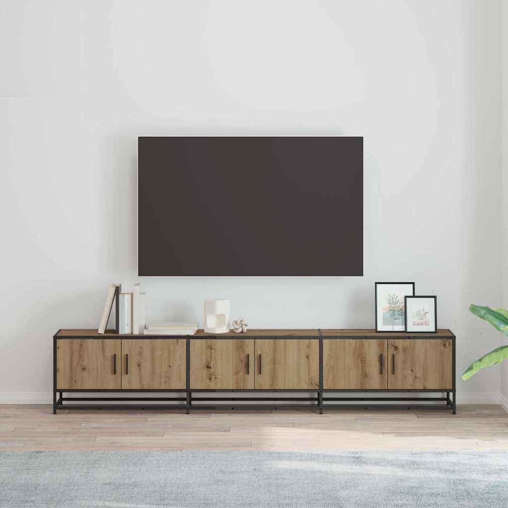 vidaXL TV-Einheiten 2 pcs Artisan-Eiche 210 x 35 x 41 cm Holzwerkstoff
