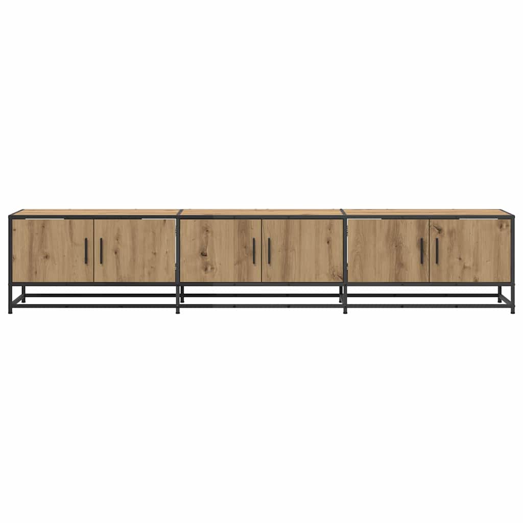 vidaXL TV-Einheiten 2 pcs Artisan-Eiche 210 x 35 x 41 cm Holzwerkstoff