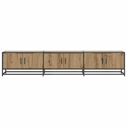 vidaXL TV-Einheiten 2 pcs Artisan-Eiche 210 x 35 x 41 cm Holzwerkstoff
