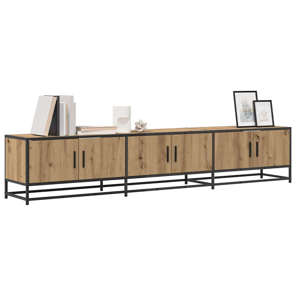 vidaXL TV-Einheiten 2 pcs Artisan-Eiche 210 x 35 x 41 cm Holzwerkstoff