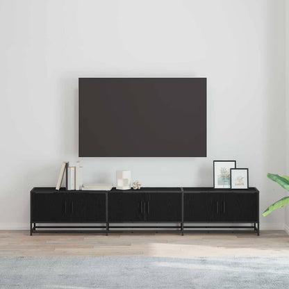 vidaXL TV-Einheiten 2 pcs Schwarz Eichen-Optik 210 x 35 x 41 cm