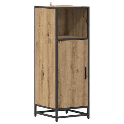 vidaXL Badezimmermöbel-Set mit Regal 4 pcs Artisan-Eiche Holzwerkstoff